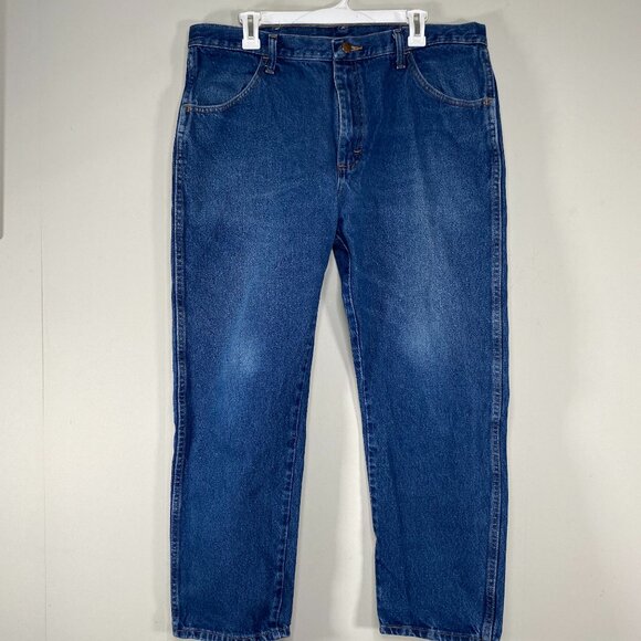 RUSTLER Black Denim Straight Denim Pants Men's w35 /eaa400269 main image 1